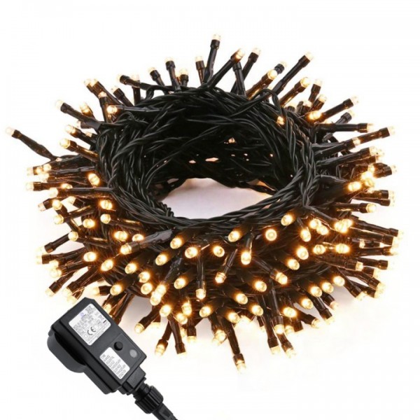 NEXVIN Christmas Fairy Lights Mains Powered, 20M 2...